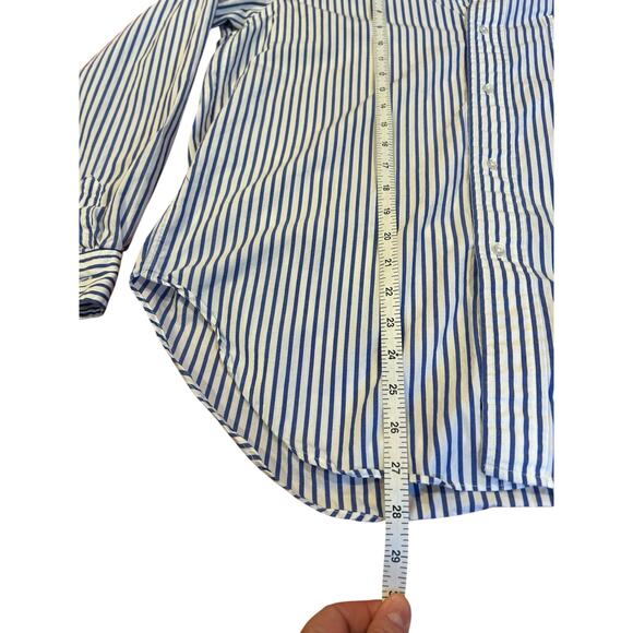 BROOKS BROTHERS VINEYARD VINES Bundle of 2 Blue Button Shirts Floral Stripes XL - Picture 4 of 11